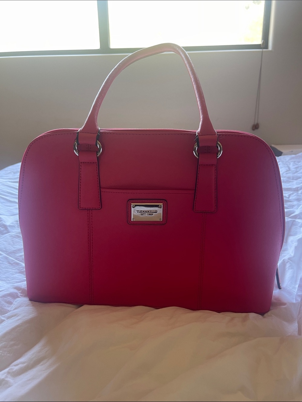 Tignanello Bright Red Dome Satchel